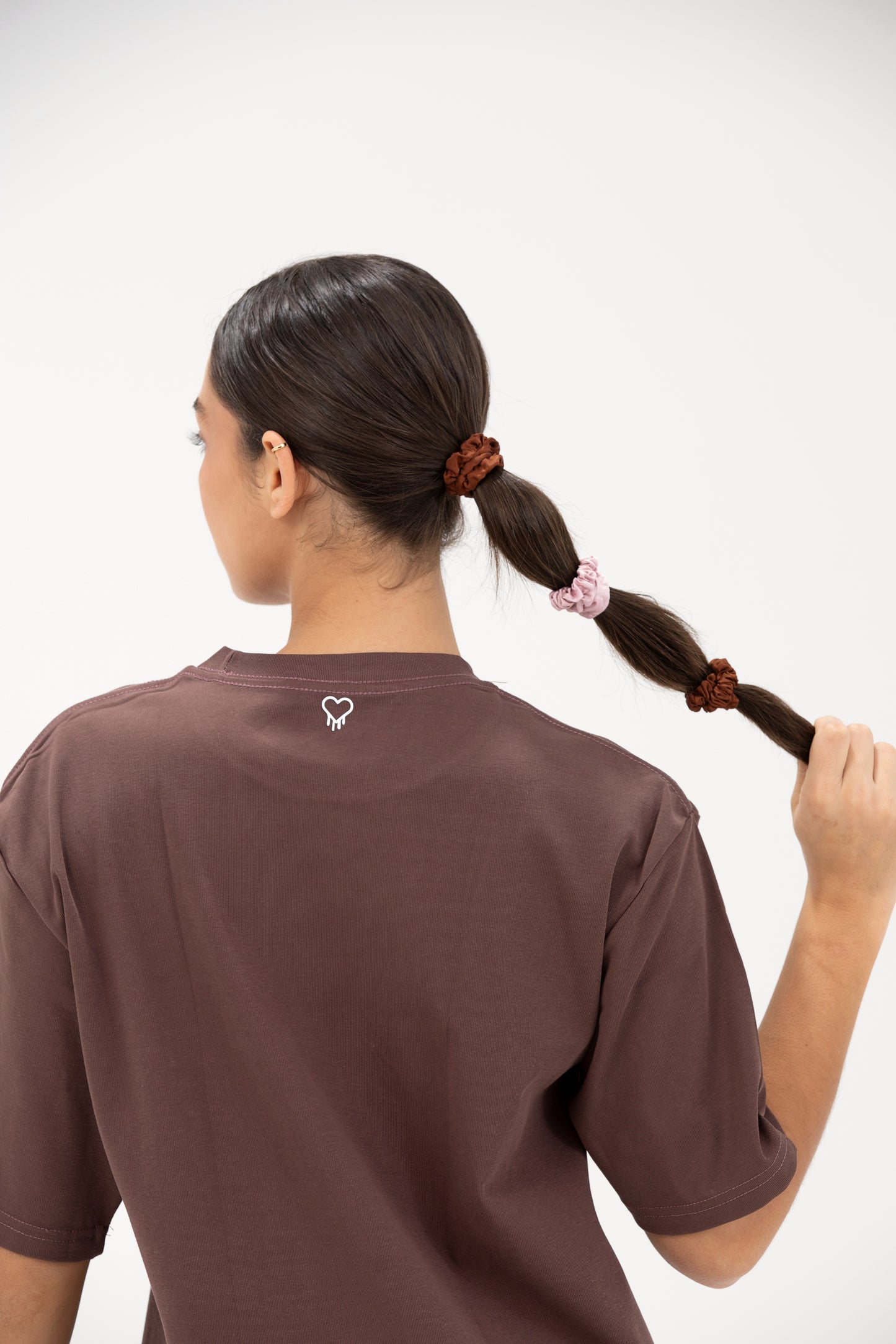 Butter Feels Short Sleeve Oversized T-shirt - Coffee Brown