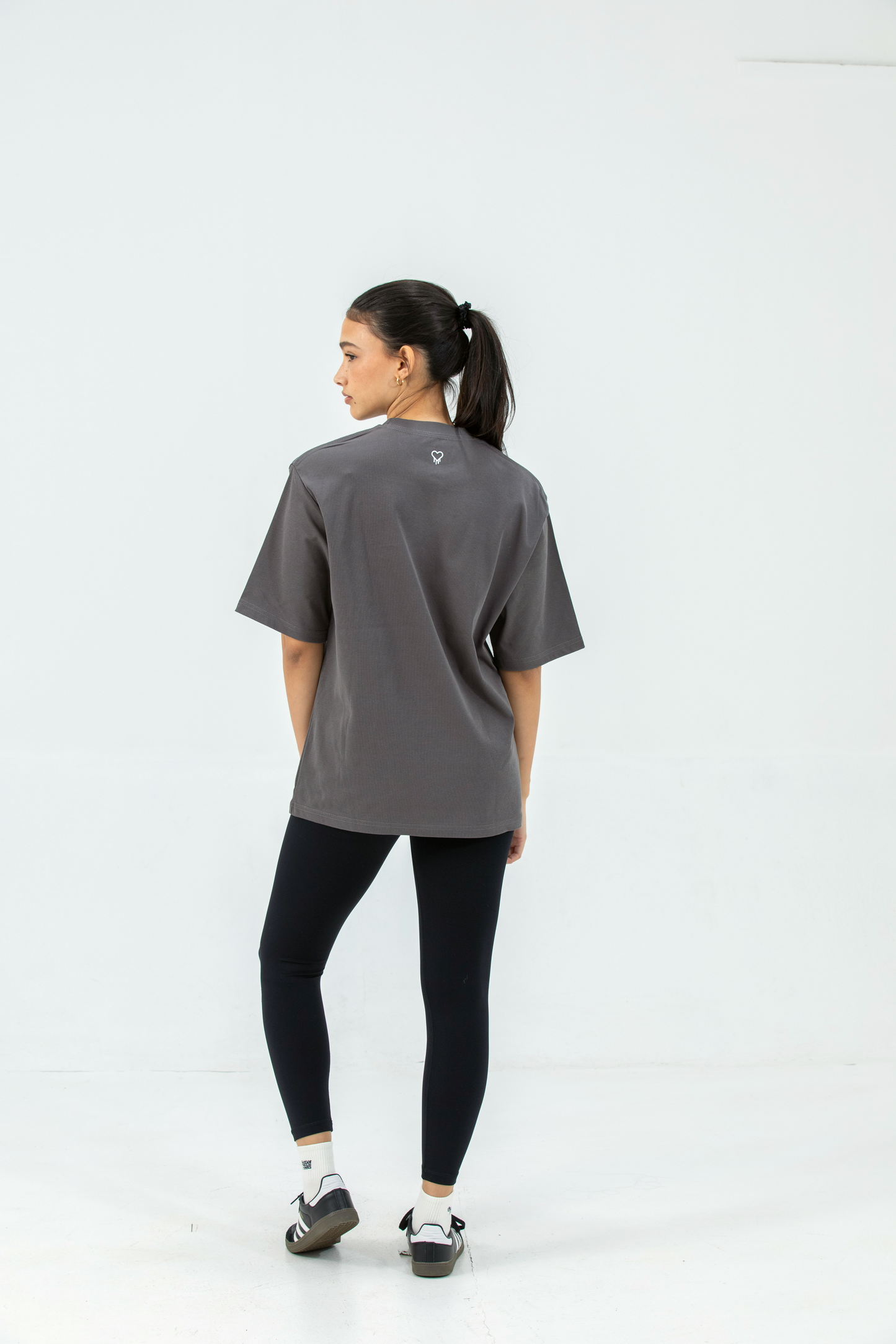 Butter Feels Short Sleeve Oversized T-shirt - Graphite Grey