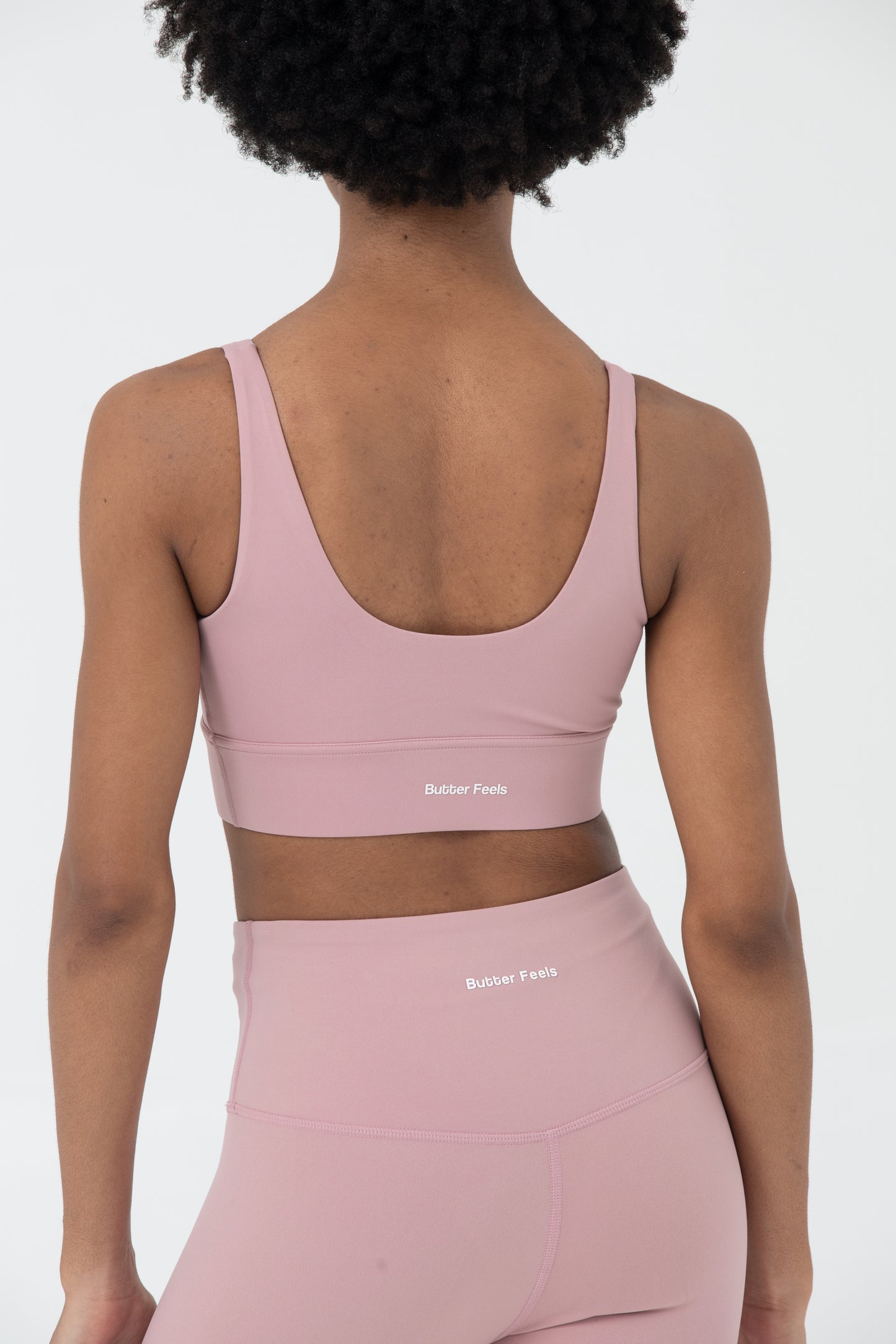 LikeSkin® Seamless Open back Sports Bra - Pink Torpe