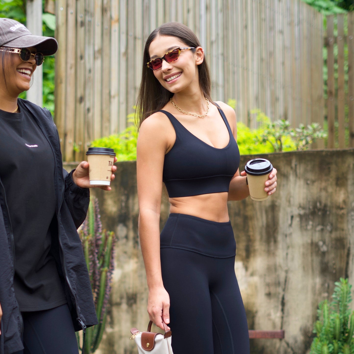 LikeSkin® Seamless Open back Sports - Bra Black