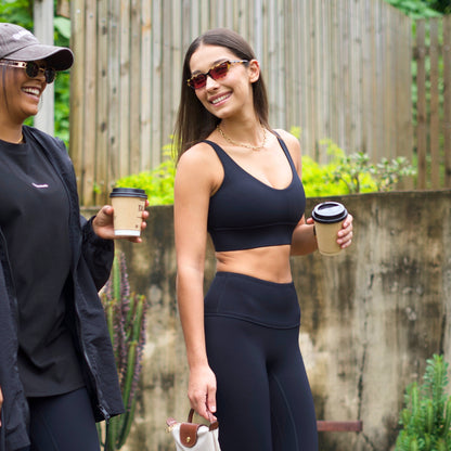 LikeSkin® Seamless Open back Sports - Bra Black