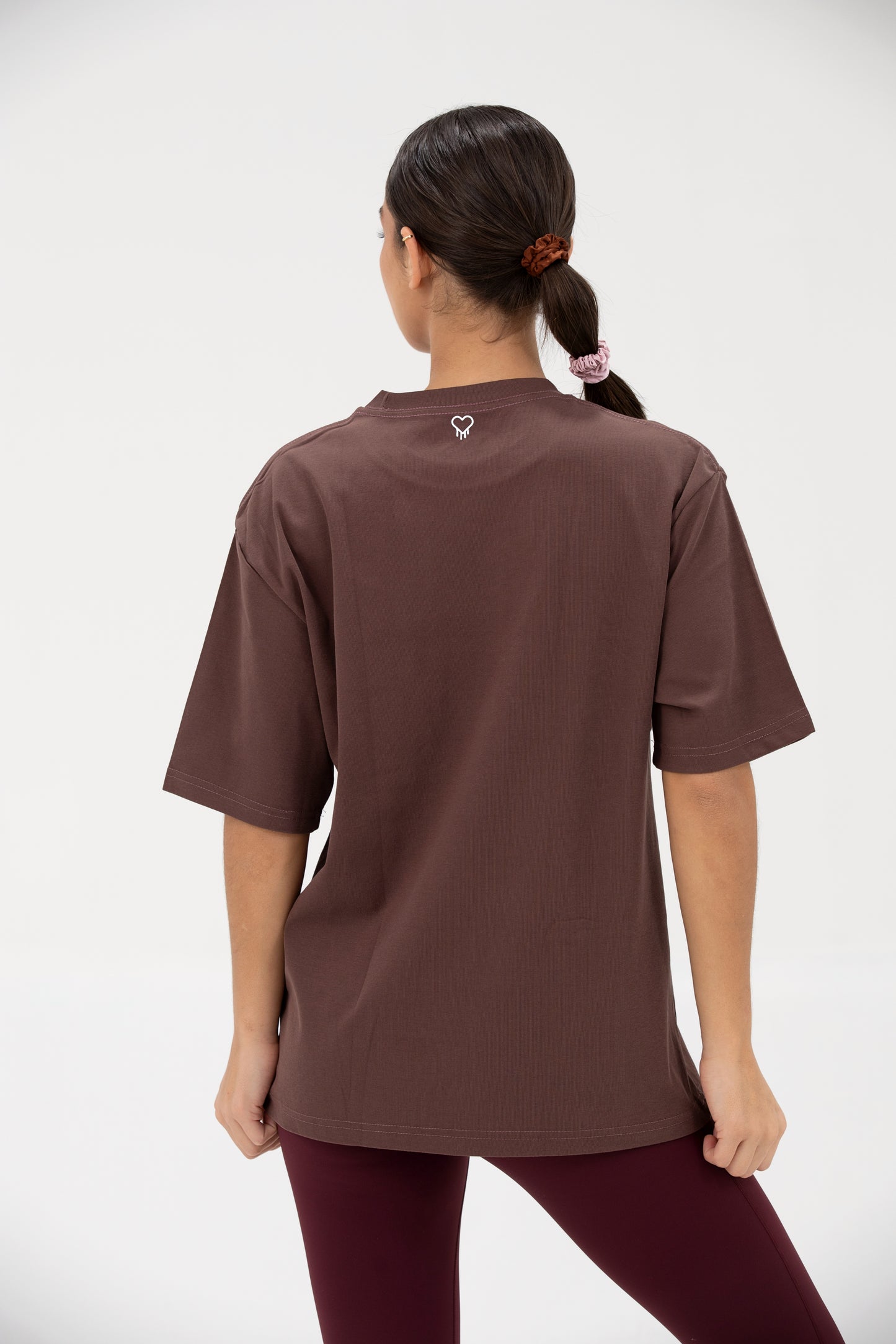 Butter Feels Short Sleeve Oversized T-shirt - Coffee Brown