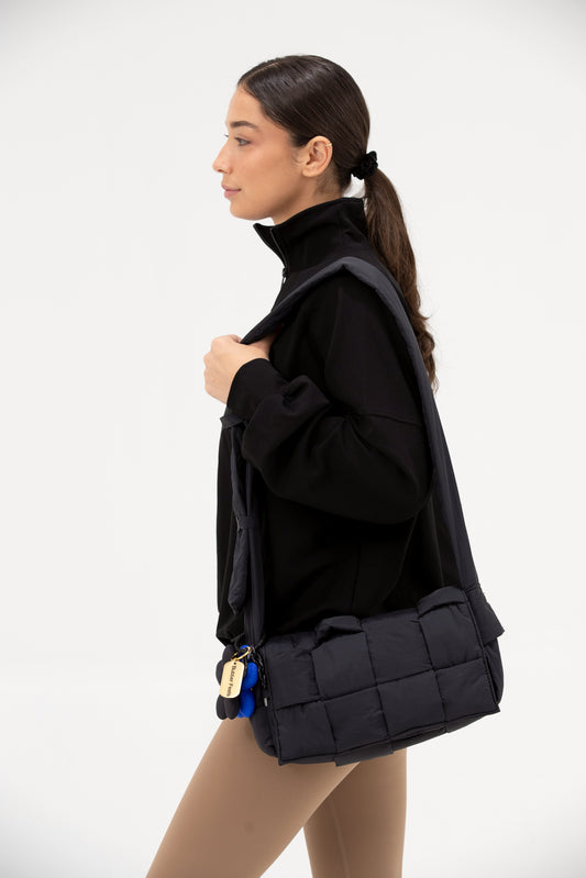 The Butter Puffer Shoulder Bag – Black
