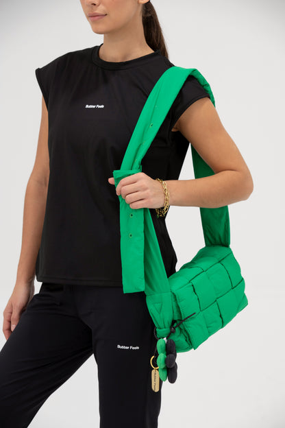 The Butter Puffer Shoulder Bag – Green