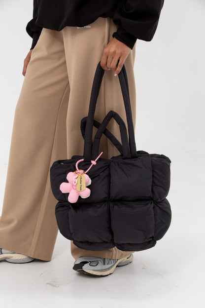 The Butter Puffer Tote – Black