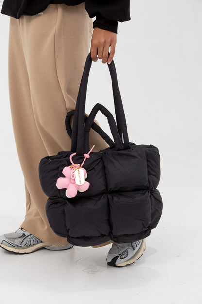 The Butter Puffer Tote – Black