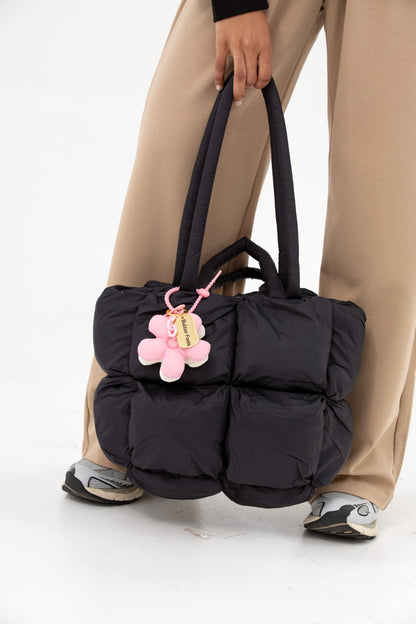 The Butter Puffer Tote – Black