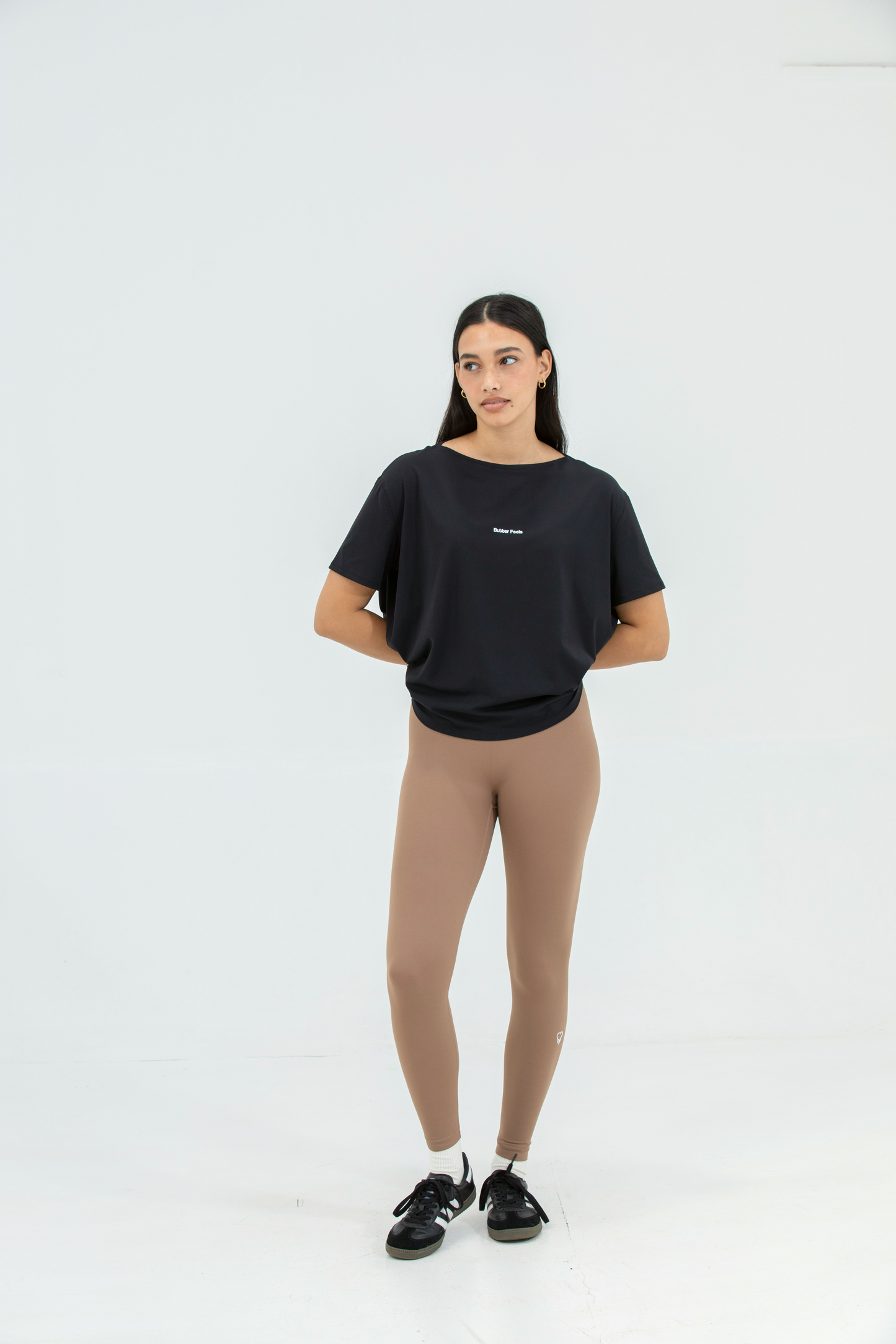 Everyday Active Longline Tee - Black