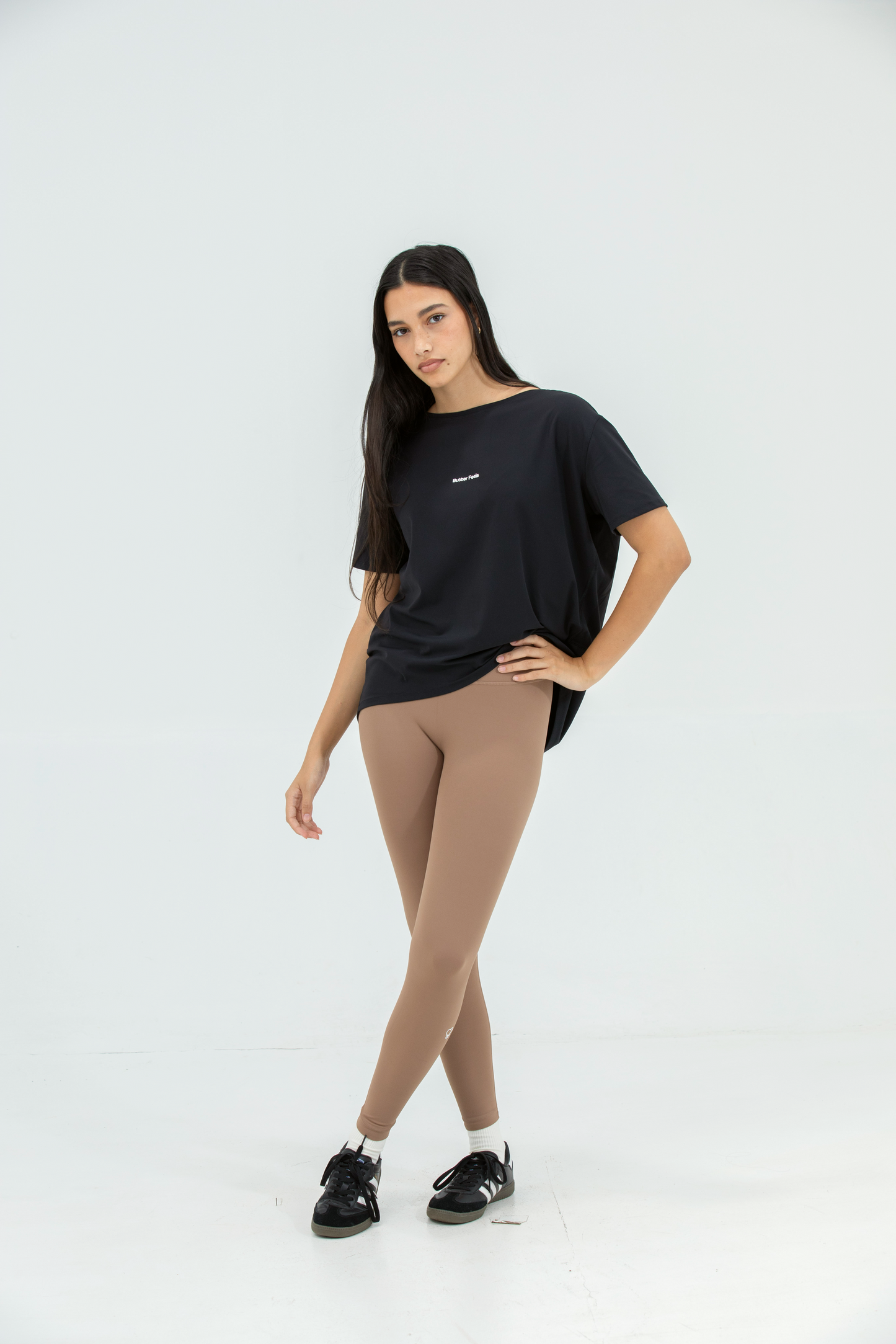 Everyday Active Longline Tee - Black