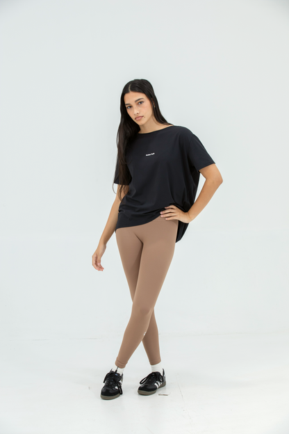Everyday Active Longline Tee - Black