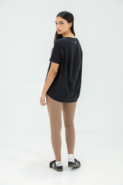 Everyday Active Longline Tee - Black