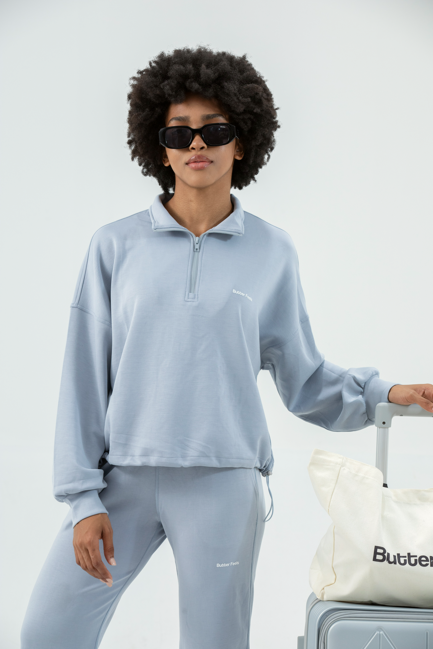 Everyday Modal Co-ord Set - Blue