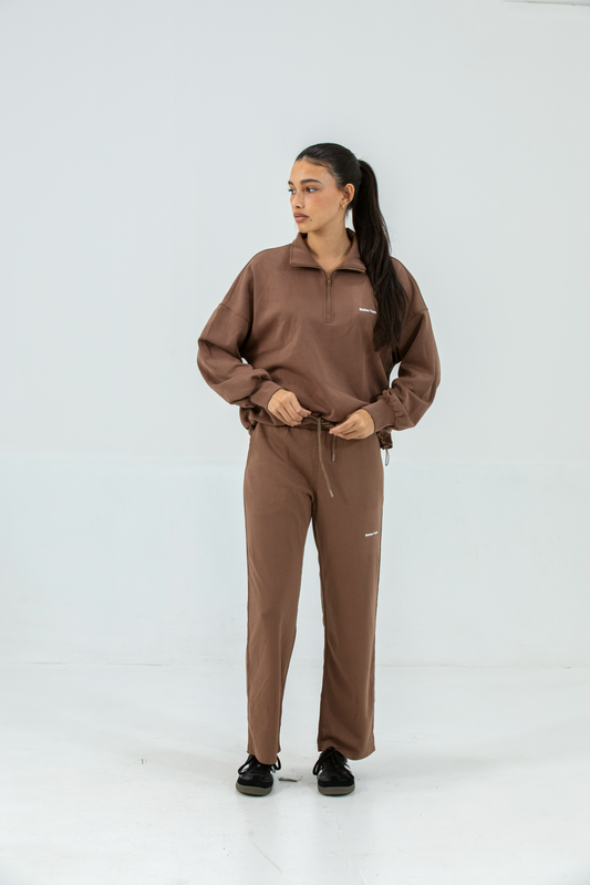 Everyday Modal Co-ord Set - Mocha Brown