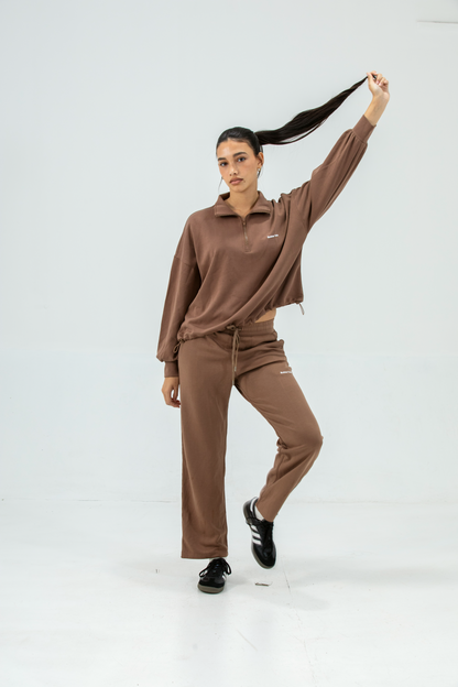 Everyday Modal Co-ord Set - Mocha Brown
