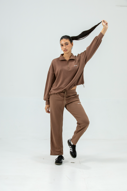 Everyday Modal Co-ord Set - Mocha Brown