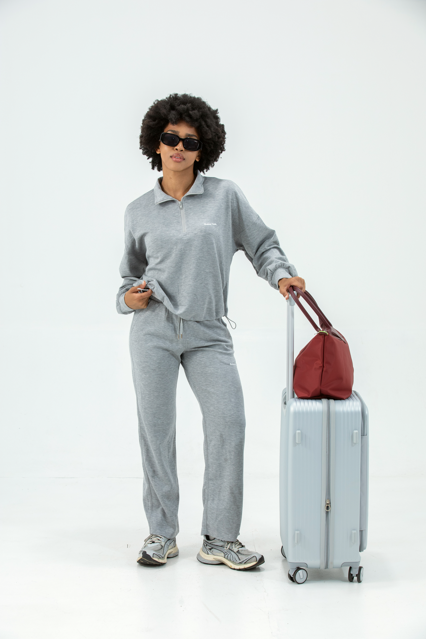 Everyday Modal Co-ord Set - Grey