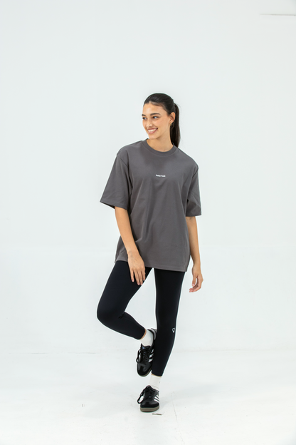 Butter Feels Short Sleeve Oversized T-shirt - Graphite Grey