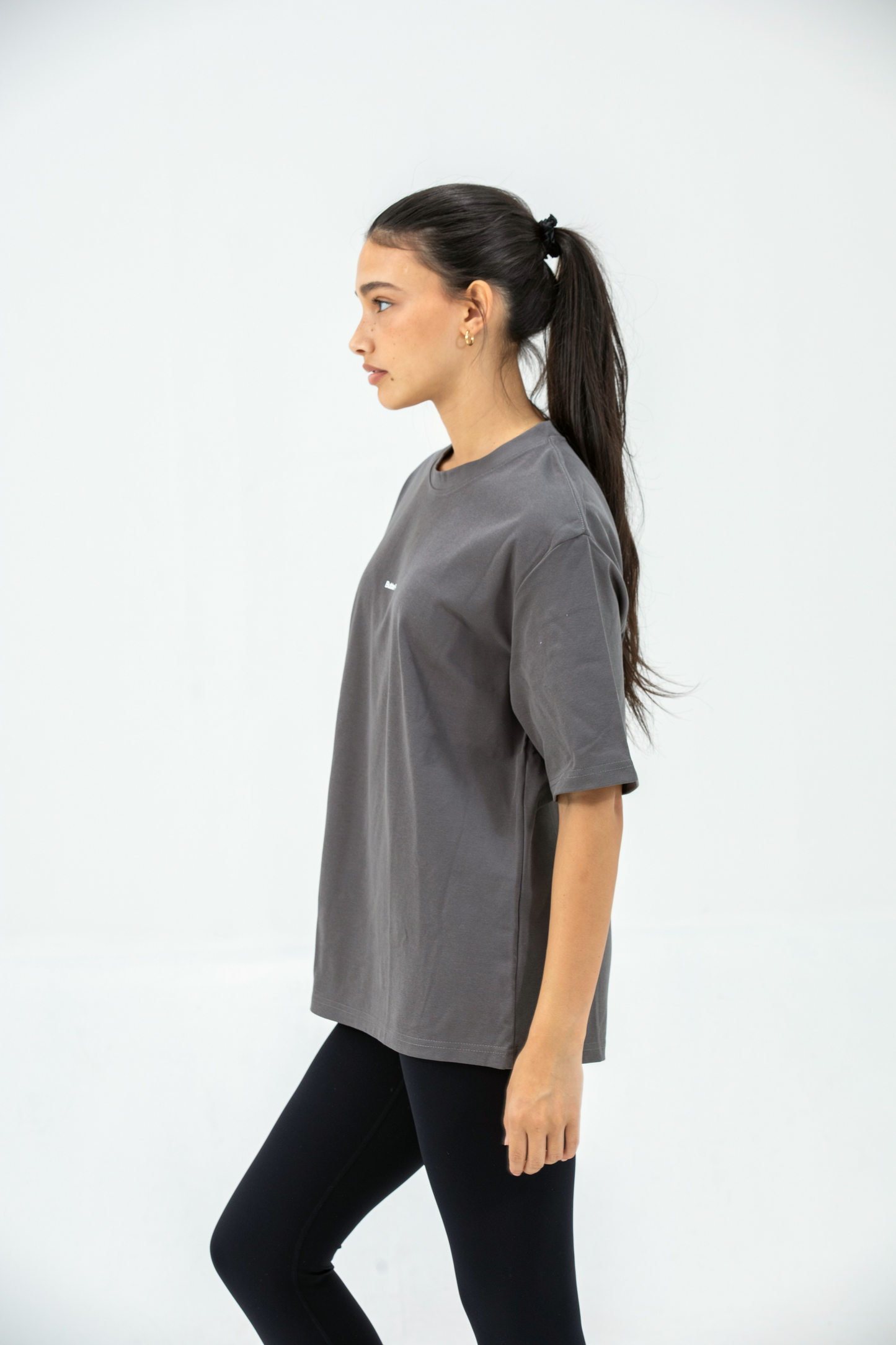 Butter Feels Short Sleeve Oversized T-shirt - Graphite Grey