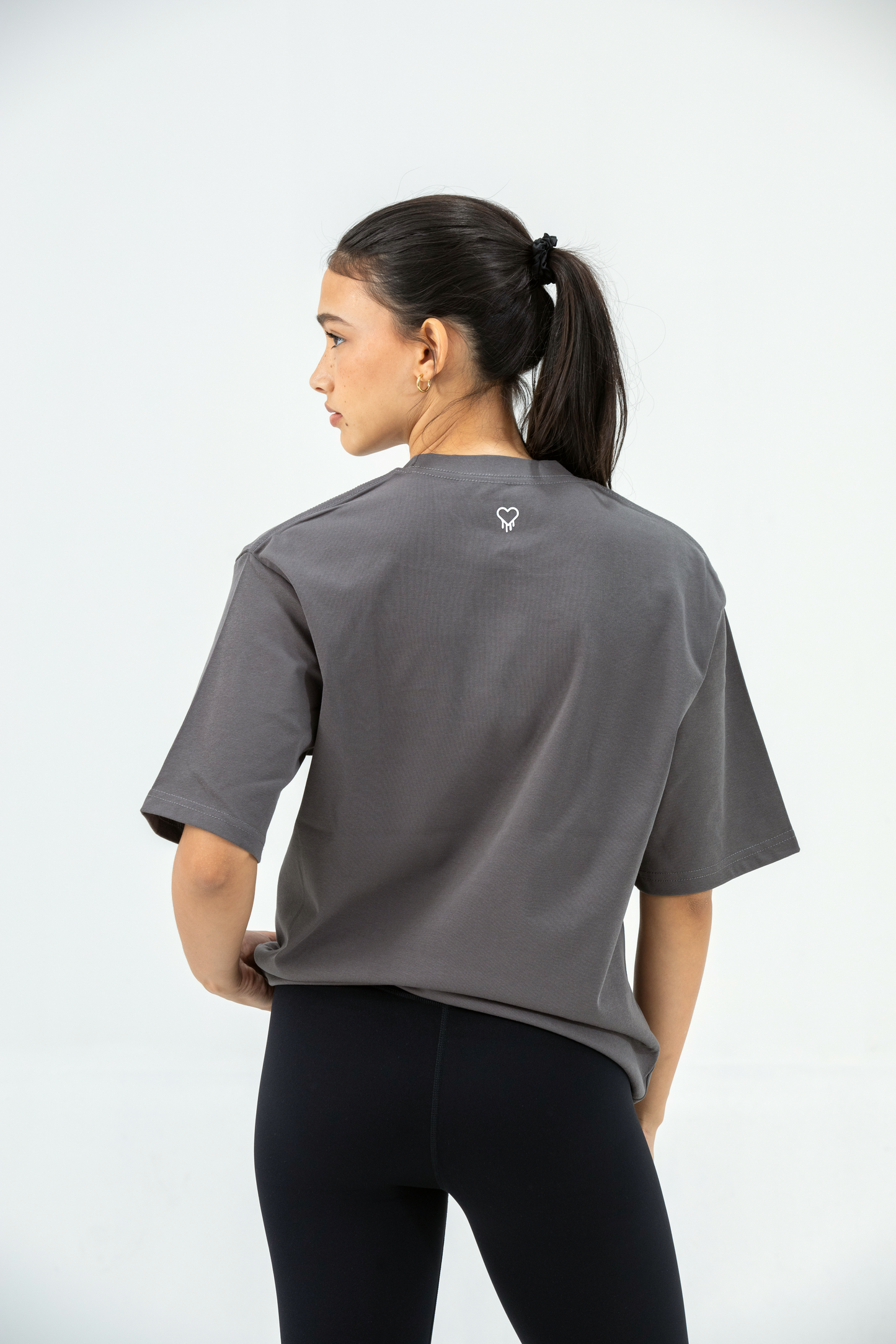 Butter Feels Short Sleeve Oversized T-shirt - Graphite Grey