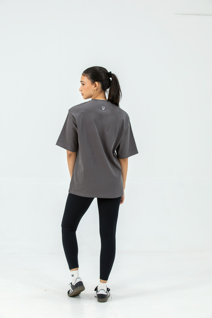 Butter Feels Short Sleeve Oversized T-shirt - Graphite Grey