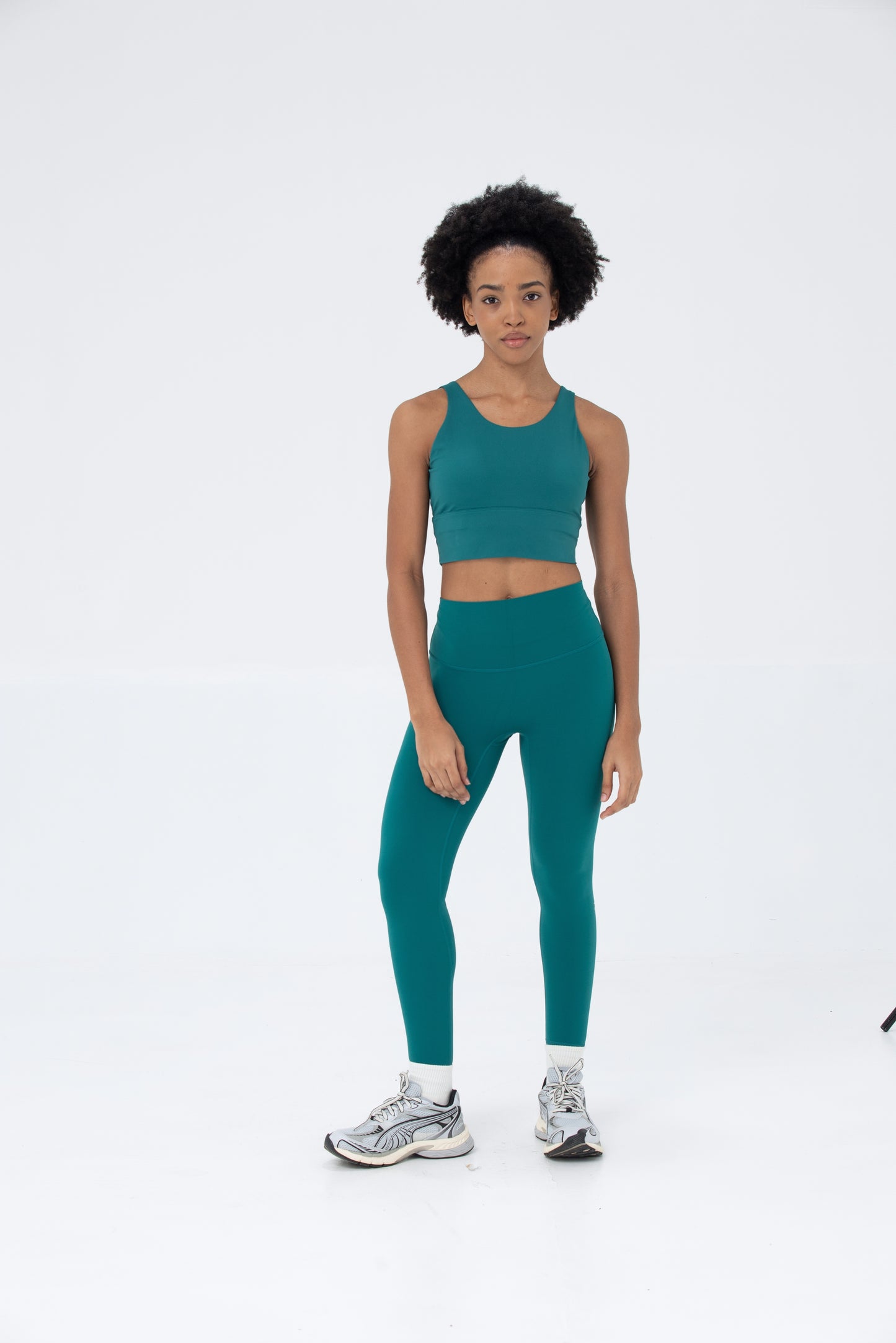 LikeSkin® Seamless Open back Sports Bra - Jade macha