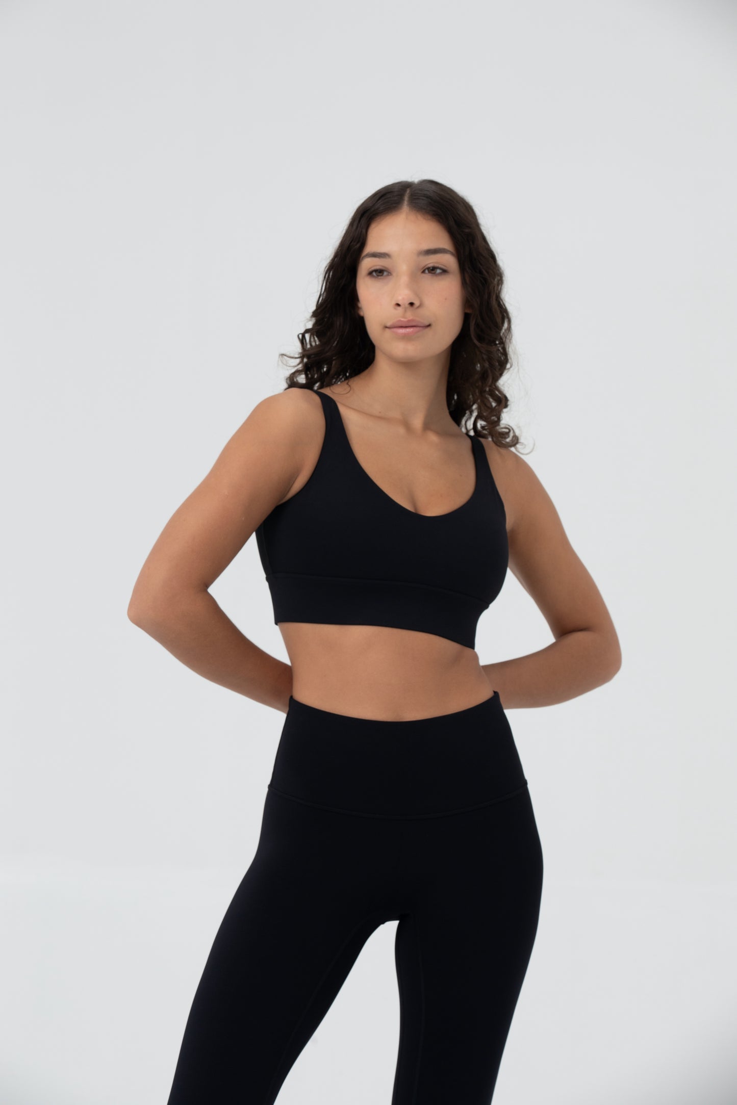 LikeSkin® Seamless Open back Sports - Bra Black
