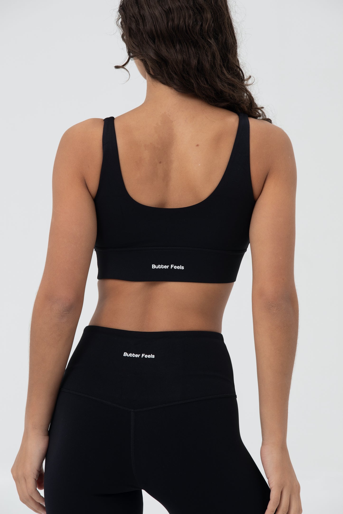 LikeSkin® Seamless Open back Sports - Bra Black