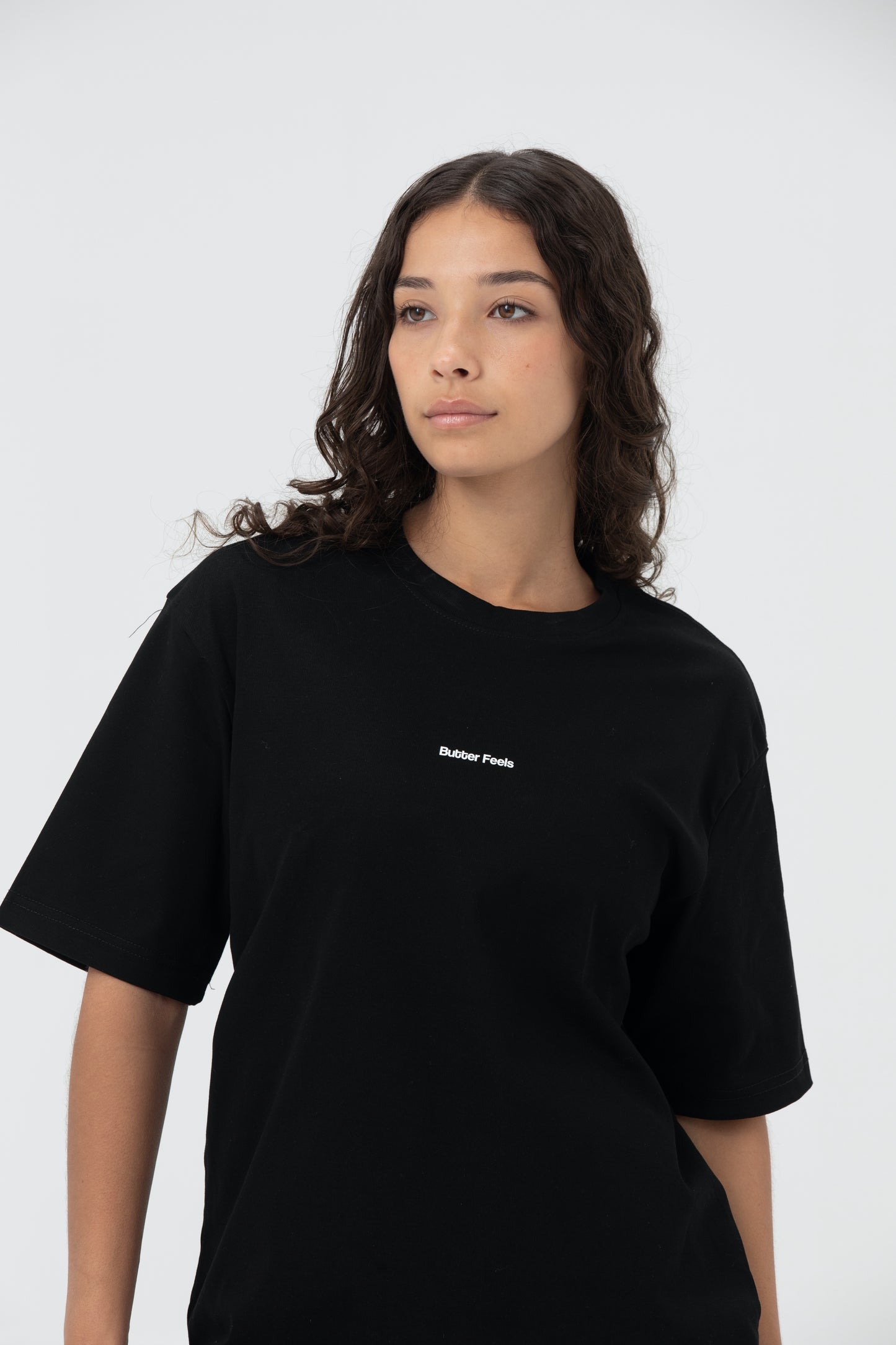 Butter Feels Short Sleeve Oversized T-shirt - Black