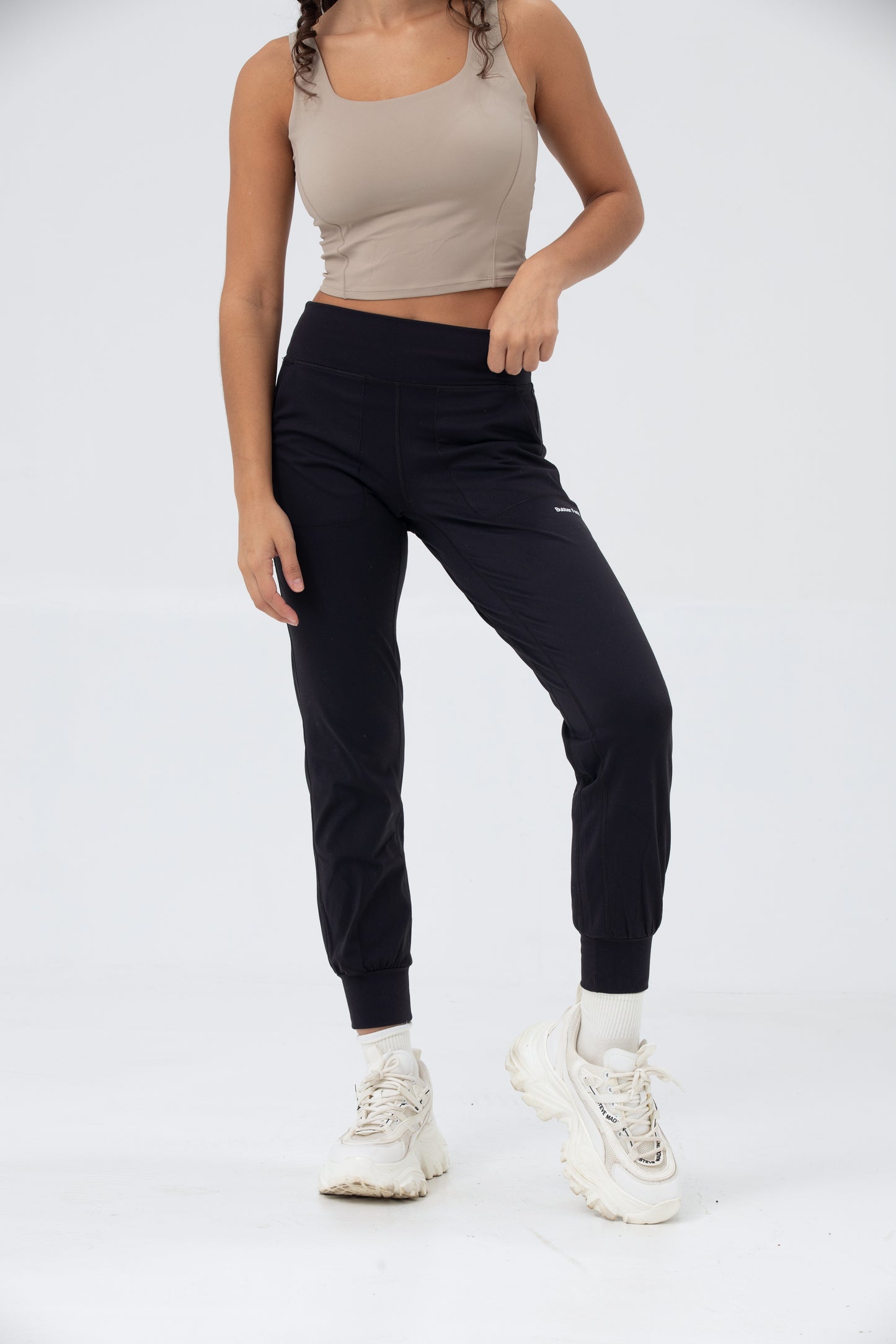 LikeSkin® Crop Sports Bra - Beige