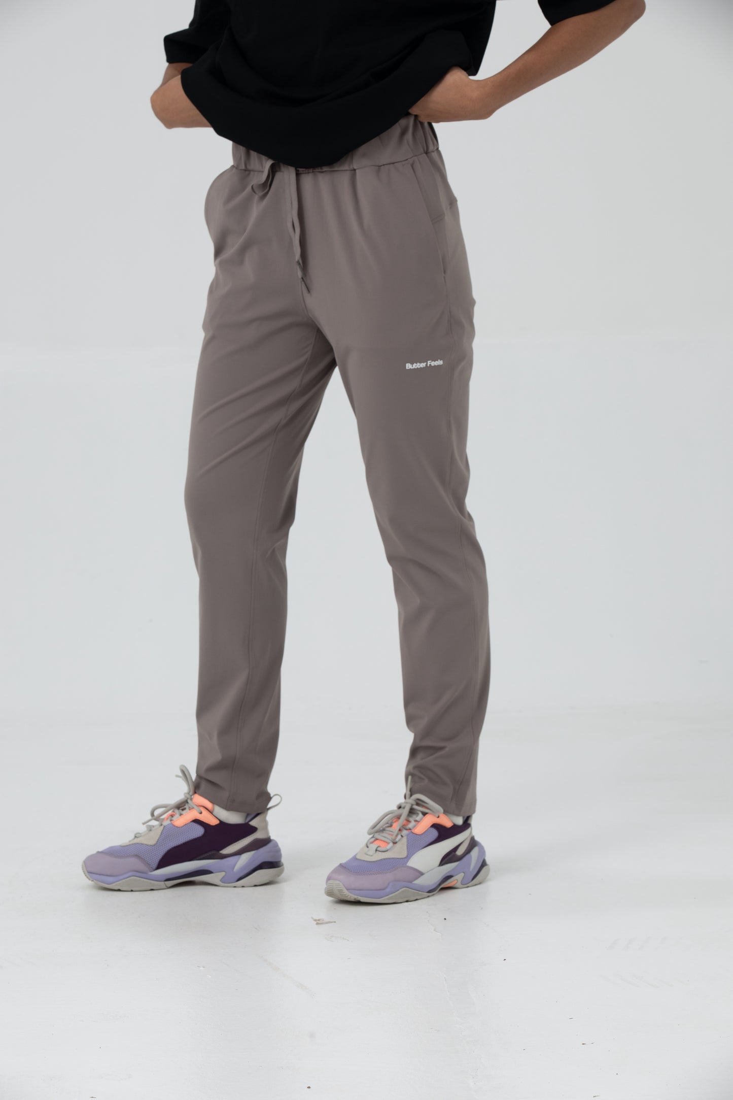 Straight Leg Sports pants - Graphite Mocha