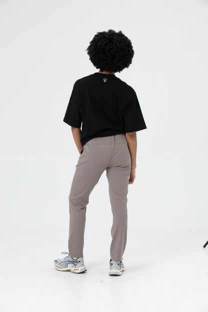 Straight Leg Sports pants - Graphite Mocha